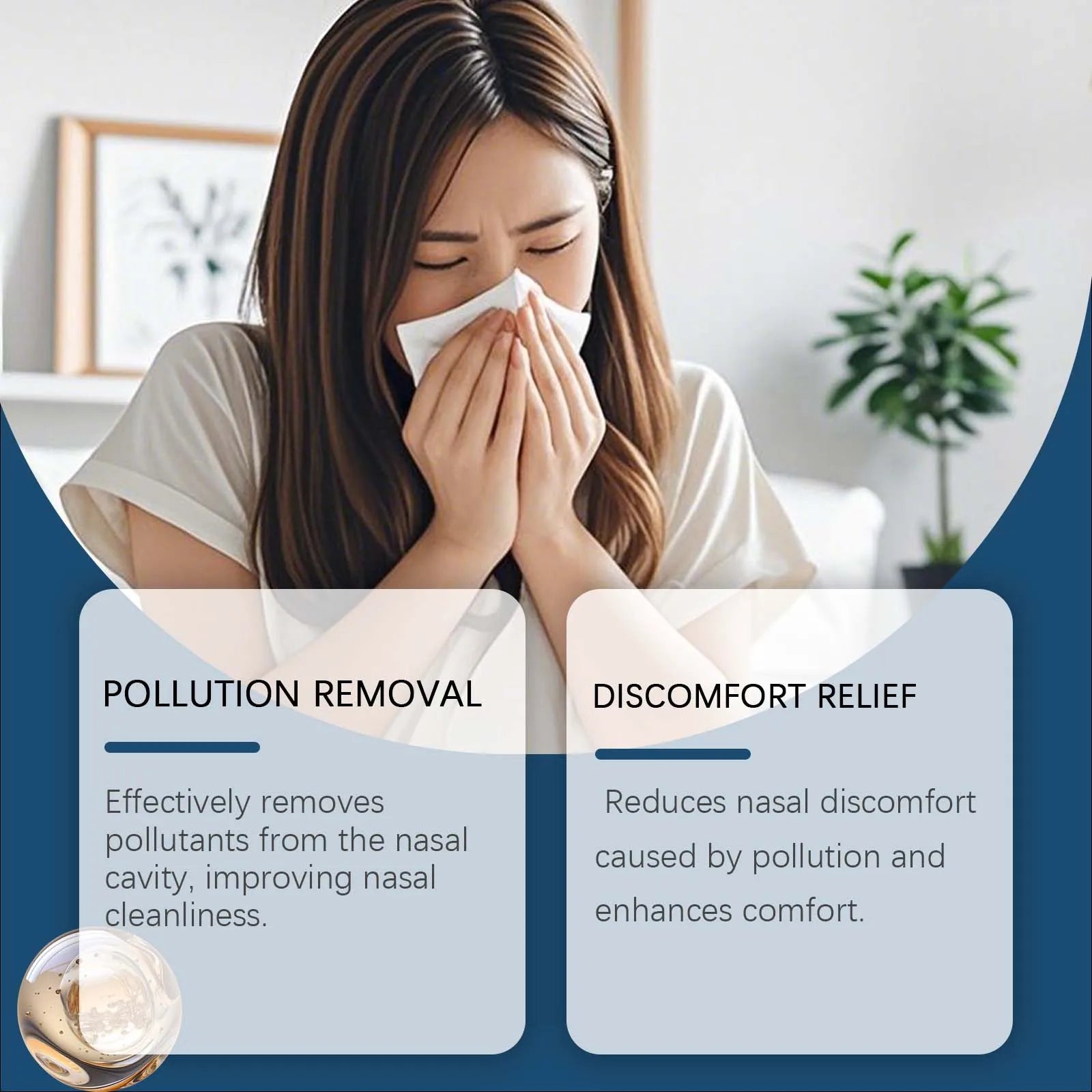 Gentle Nose Care Cleansing Spray Daily Nourishment & Cleansing，Non-Irritating Soothing Nasal Discomfort Fast-Acting Relief Spray